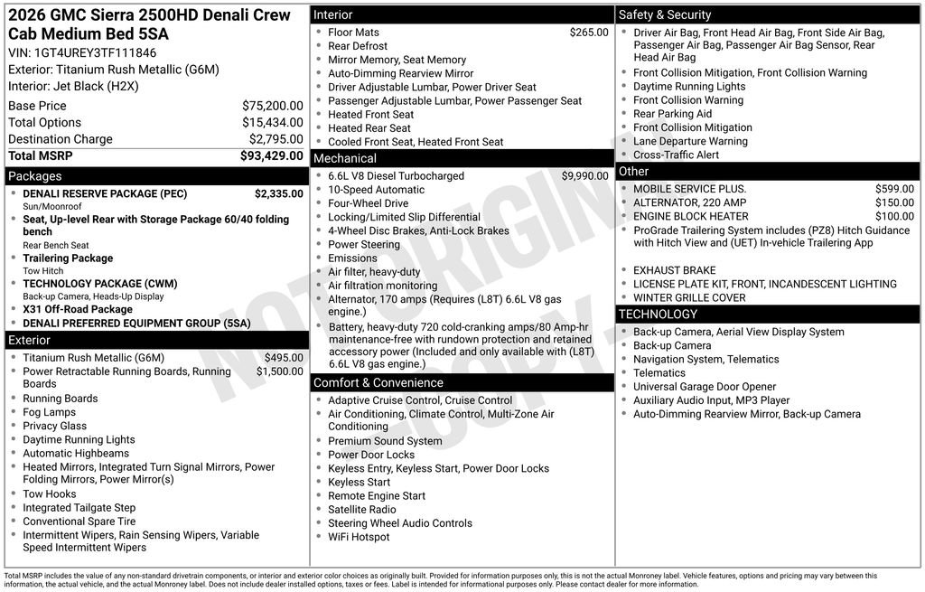 New 2026 GMC Sierra 2500 Denali w/ Denali Reserve Package image 10