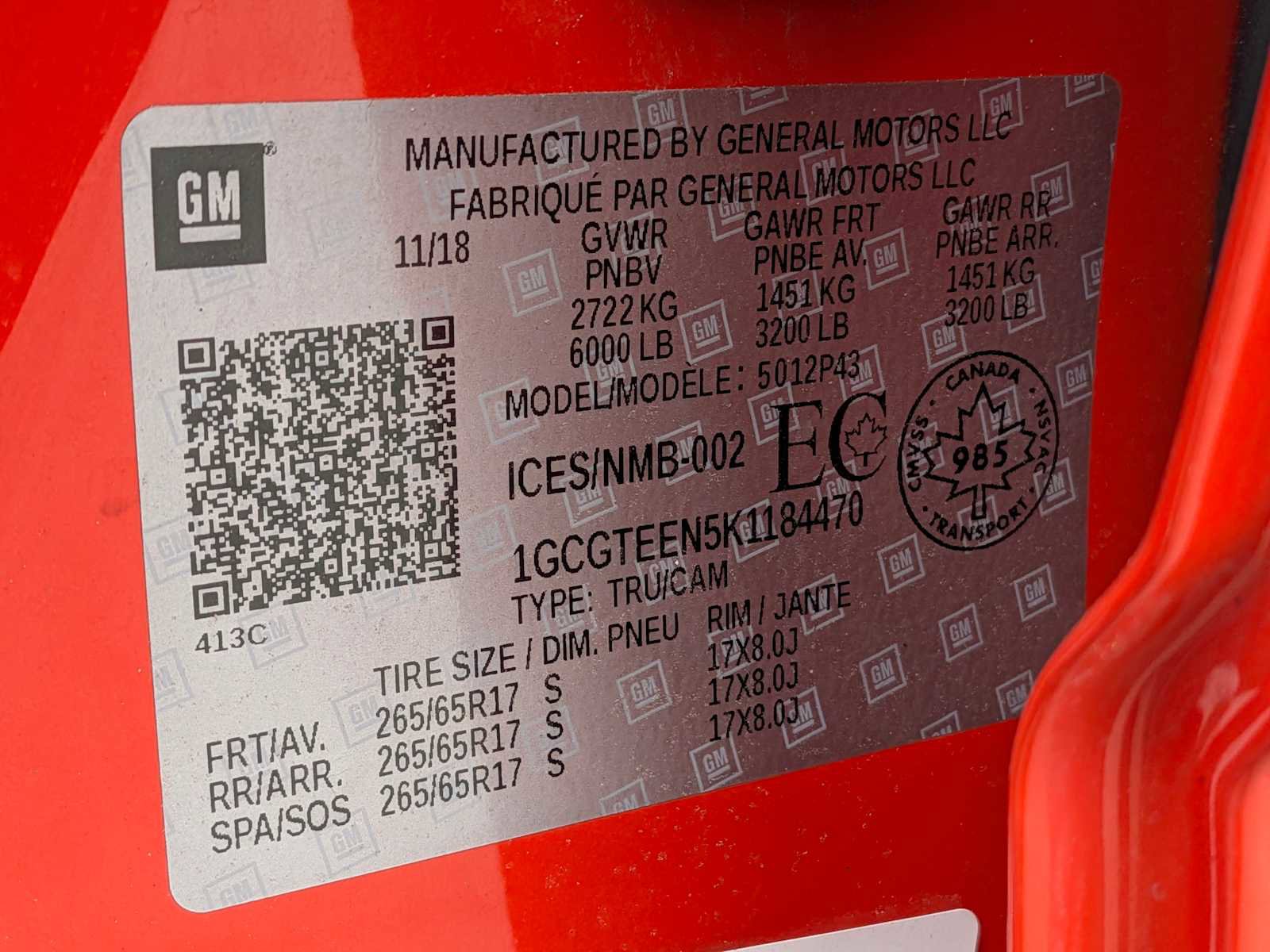 Used 2019 Chevrolet Colorado ZR2 image 35