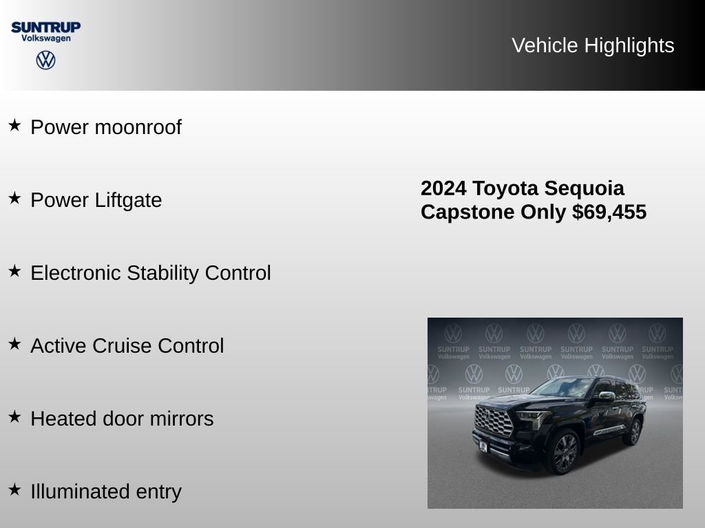 Used 2024 Toyota Sequoia Capstone AWD/4WD image 16