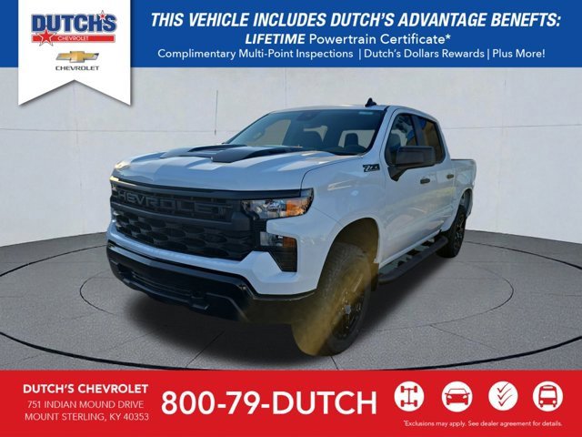 New 2026 Chevrolet Silverado 1500 Custom Trail Boss w/ Turbomax Blackout Package