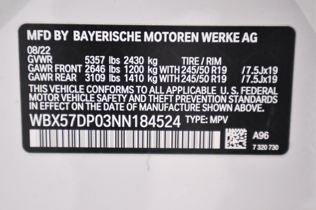 Used 2022 BMW X3 xDrive30i w/ Premium Package 2 (ZPA) image 41