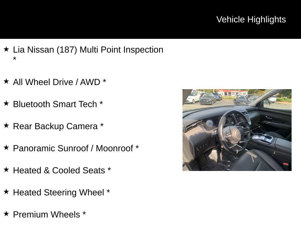 Used 2023 Hyundai Tucson Limited AWD/4WD image 11