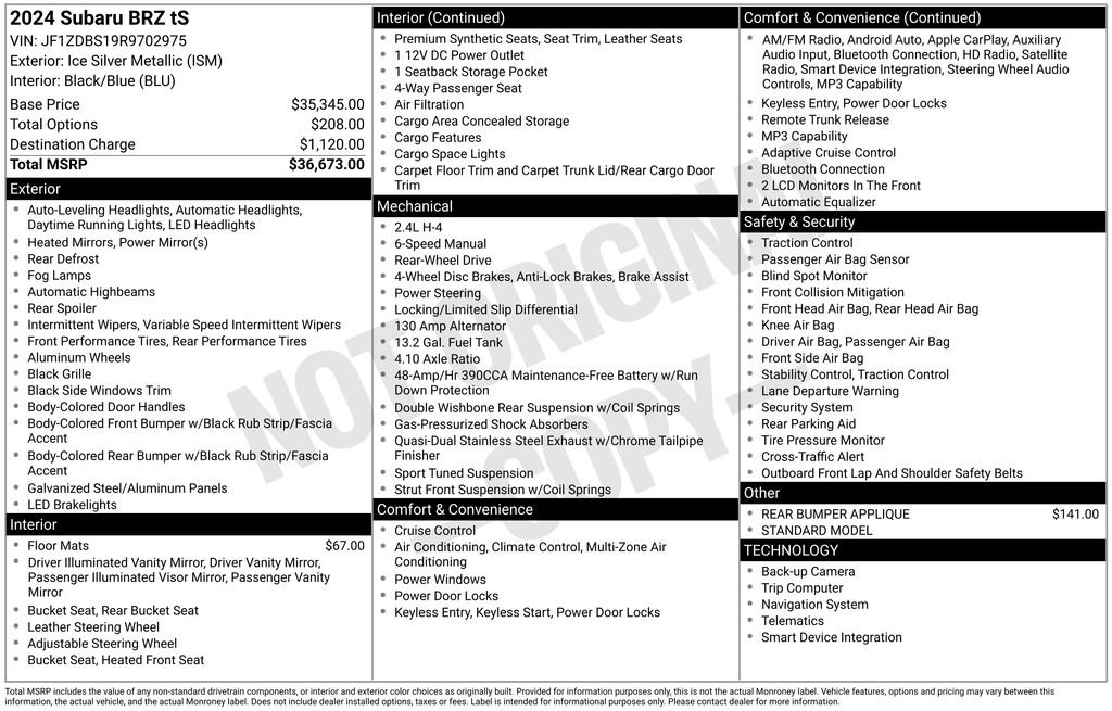 Used 2024 Subaru BRZ tS image 3