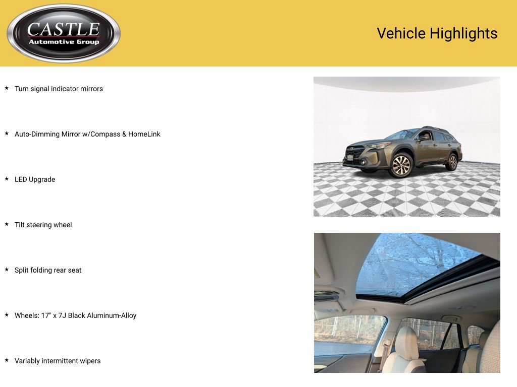 Certified 2025 Subaru Outback Premium w/ Popular Package #1A AWD/4WD image 7