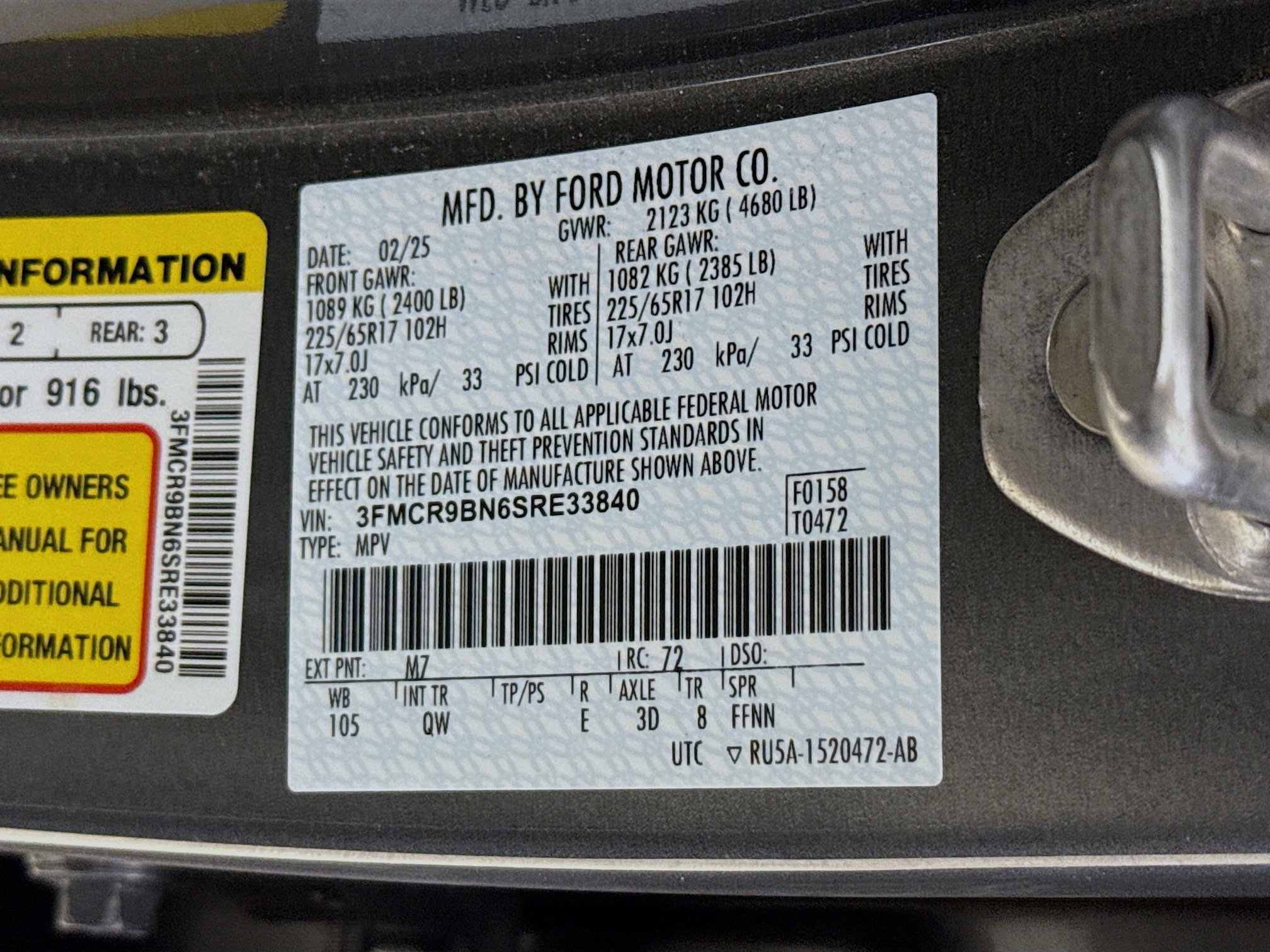 Used 2025 Ford Bronco Sport Big Bend image 36