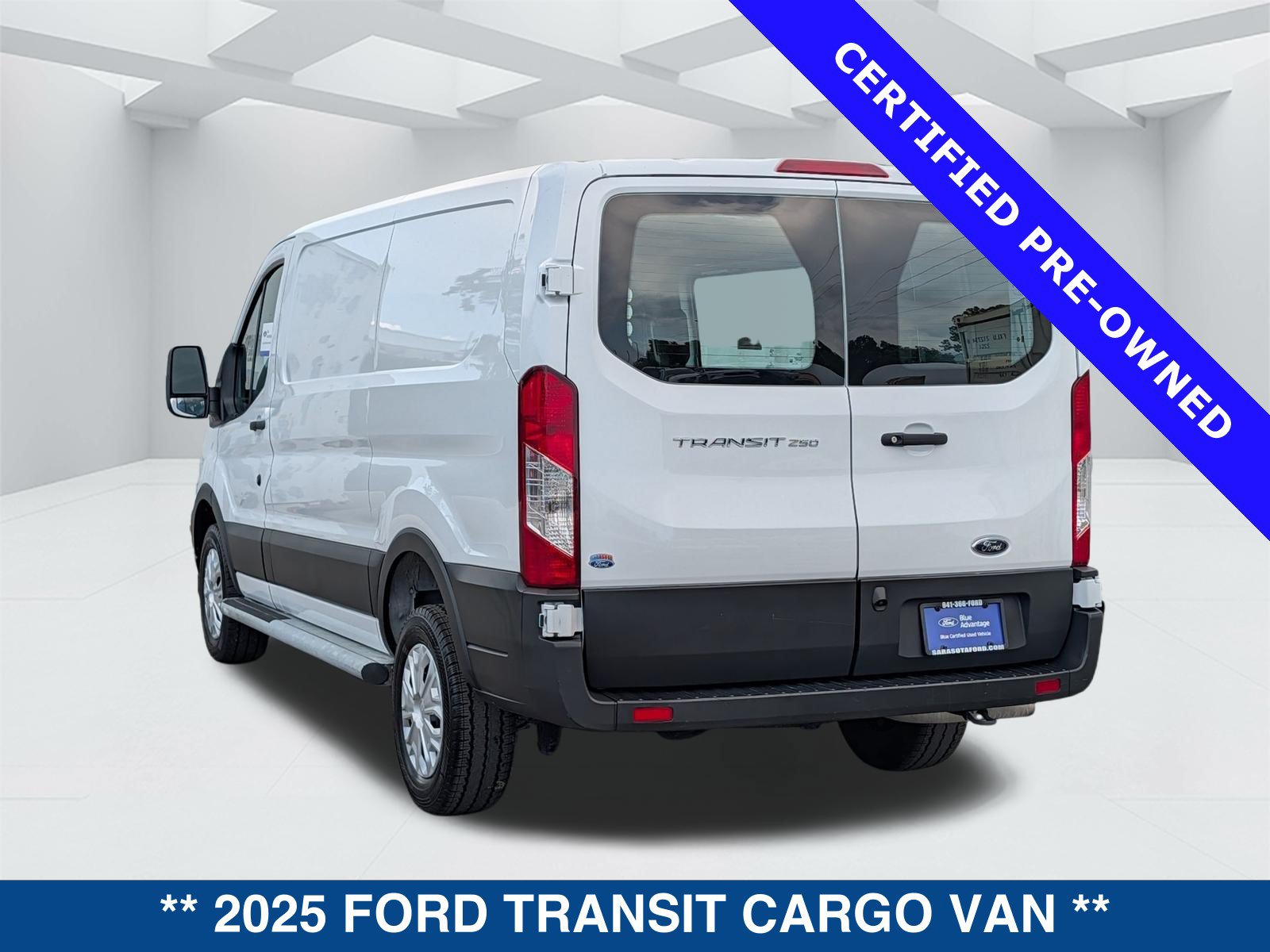 Certified 2025 Ford Transit 250 Low Roof w/ Exterior Upgrade Package RWD image 6