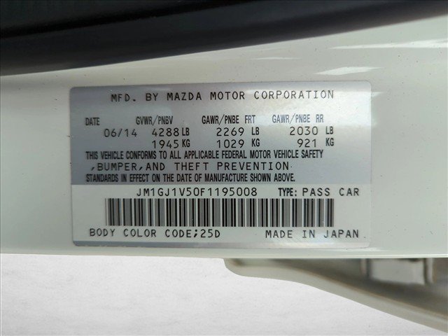 Used 2015 MAZDA MAZDA6 Touring FWD image 23