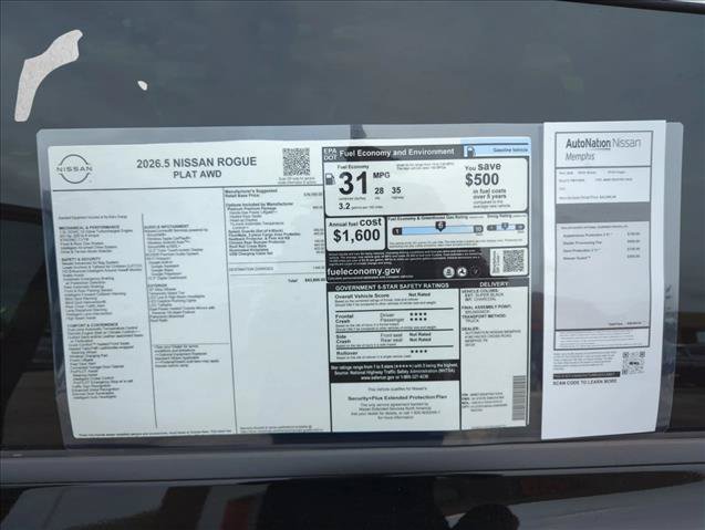 New 2026 Nissan Rogue Platinum w/ Platinum Premium Package AWD/4WD image 25