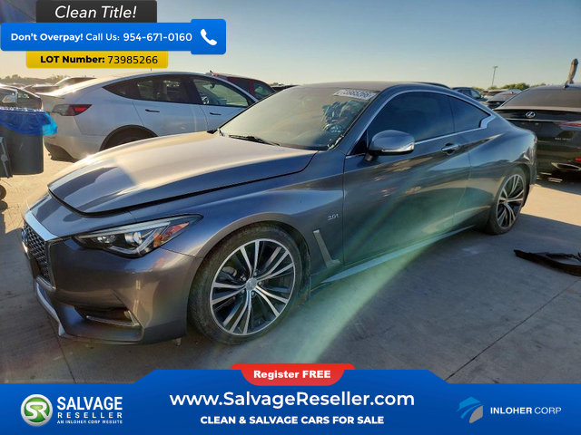 Used 2018 INFINITI Q60 3.0t Luxe RWD image 1