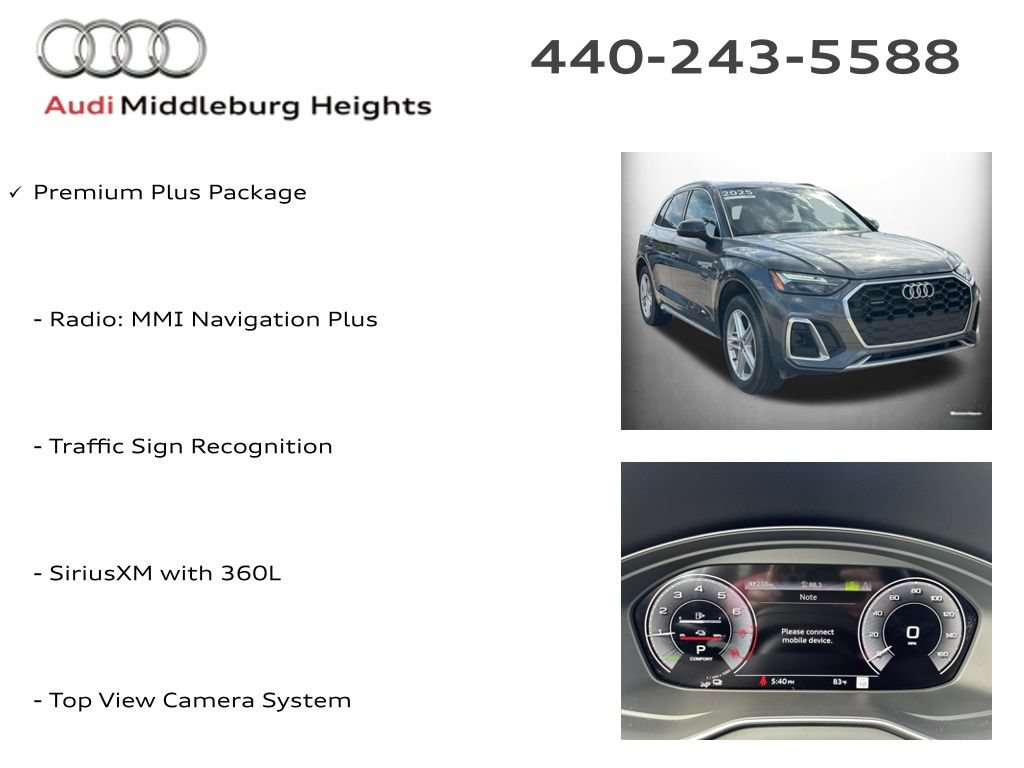 Certified 2025 Audi Q5 e Premium Plus w/ Premium Plus Package AWD/4WD image 12