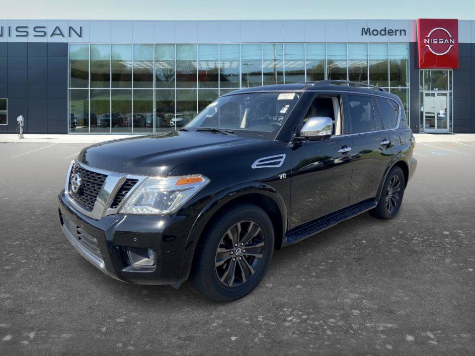 Used 2020 Nissan Armada Platinum w/ Captain's Chairs Package RWD image 1