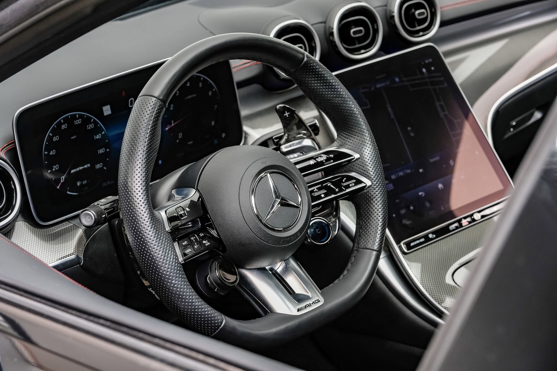 Used 2024 Mercedes-Benz C 43 AMG 4MATIC Sedan w/ Driver Assistance Package image 20