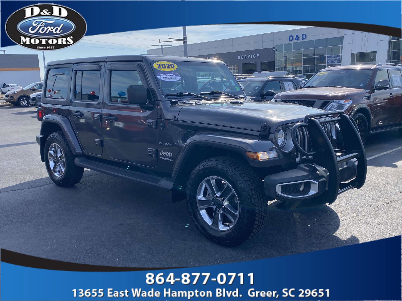 Used 2020 Jeep Wrangler Unlimited Sahara image 1