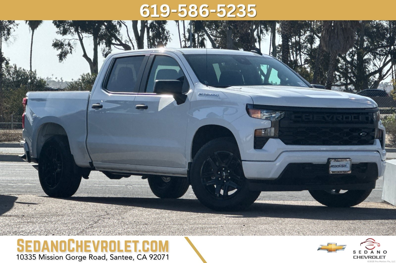 New 2025 Chevrolet Silverado 1500 Custom w/ LPO, Dark Essentials Package