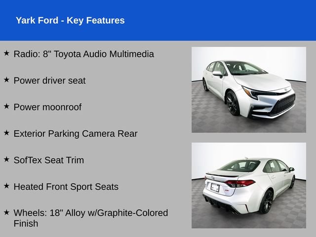 Used 2024 Toyota Corolla XSE FWD image 2
