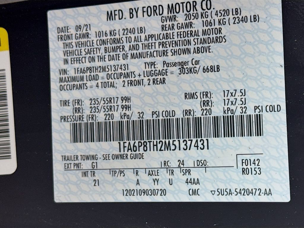 Used 2021 Ford Mustang EcoBoost image 29