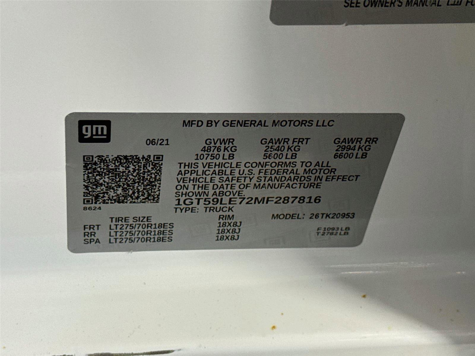 Used 2021 GMC Sierra 2500 4x4 Double Cab w/ Convenience Package image 22