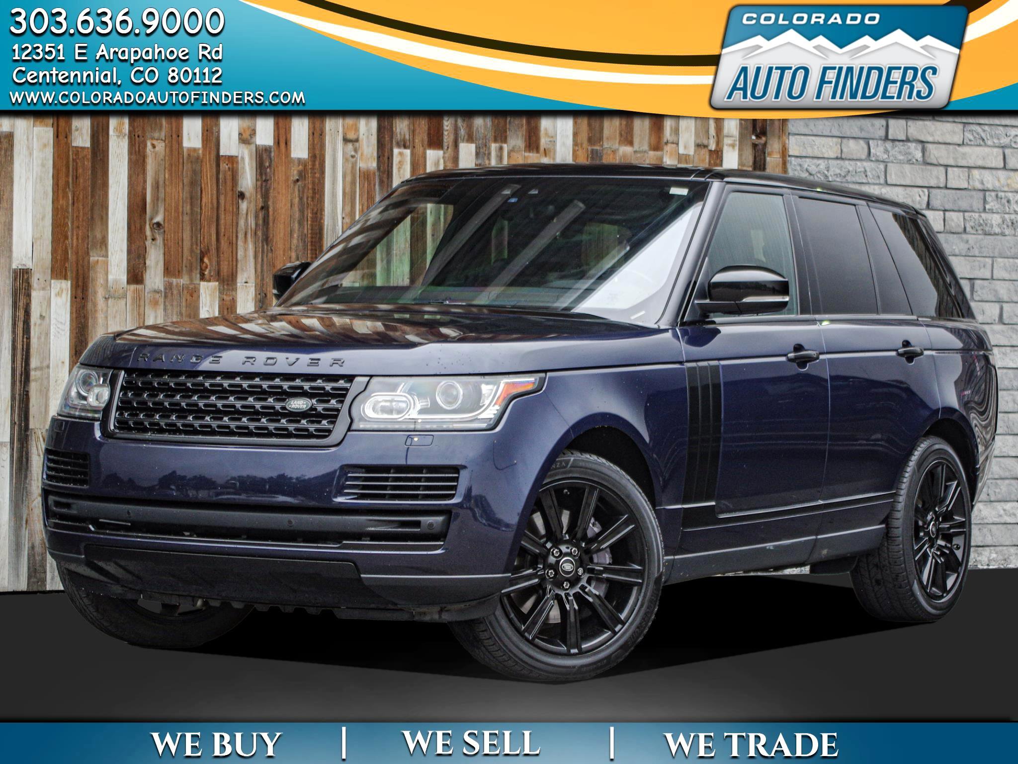 Used 2017 Land Rover Range Rover HSE