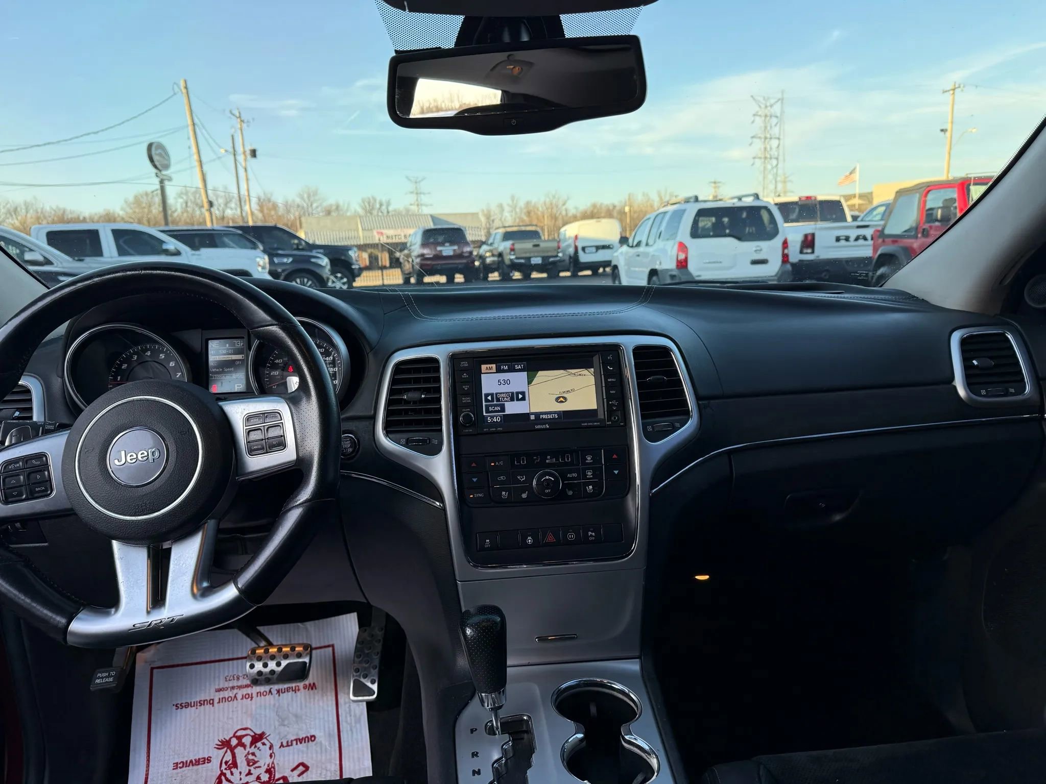 Used 2012 Jeep Grand Cherokee SRT8 w/ Luxury Group II AWD/4WD image 7