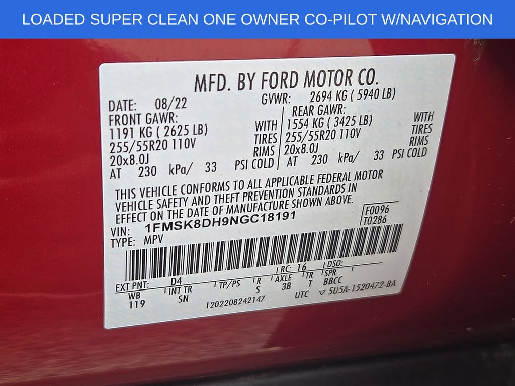 Used 2022 Ford Explorer XLT w/ Equipment Group 202A AWD/4WD image 28