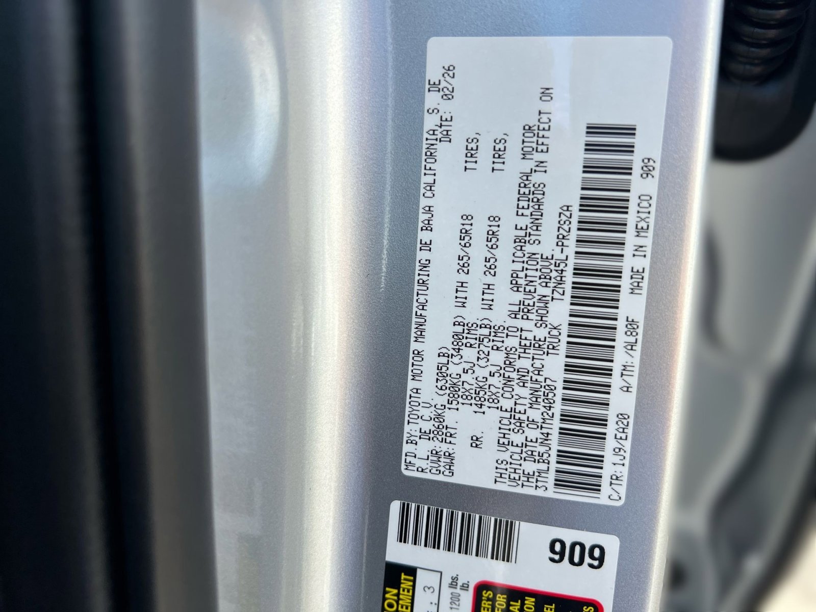 New 2026 Toyota Tacoma TRD Off-Road AWD/4WD image 27