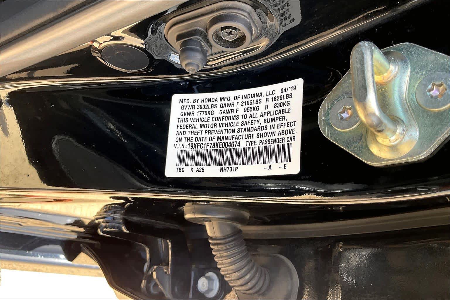 Used 2019 Honda Civic EX-L image 32