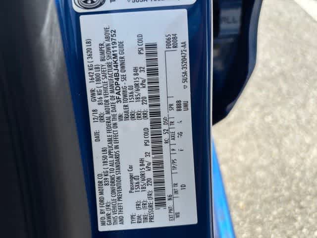 Used 2019 Ford Fiesta SE FWD image 24