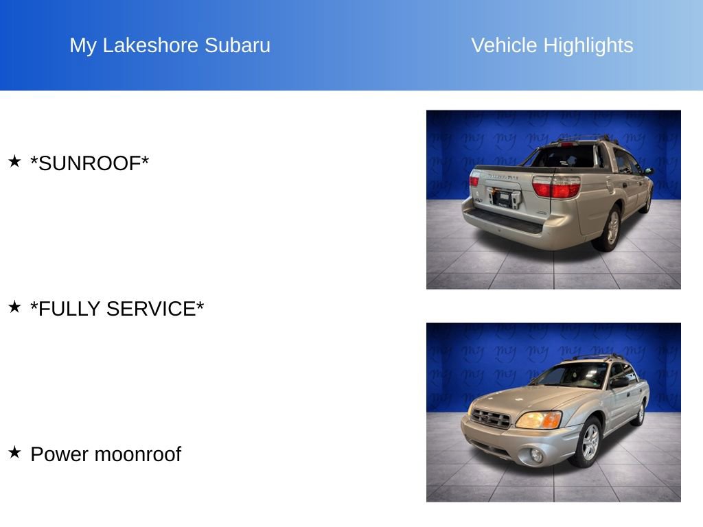 Used 2003 Subaru Baja Sport image 9