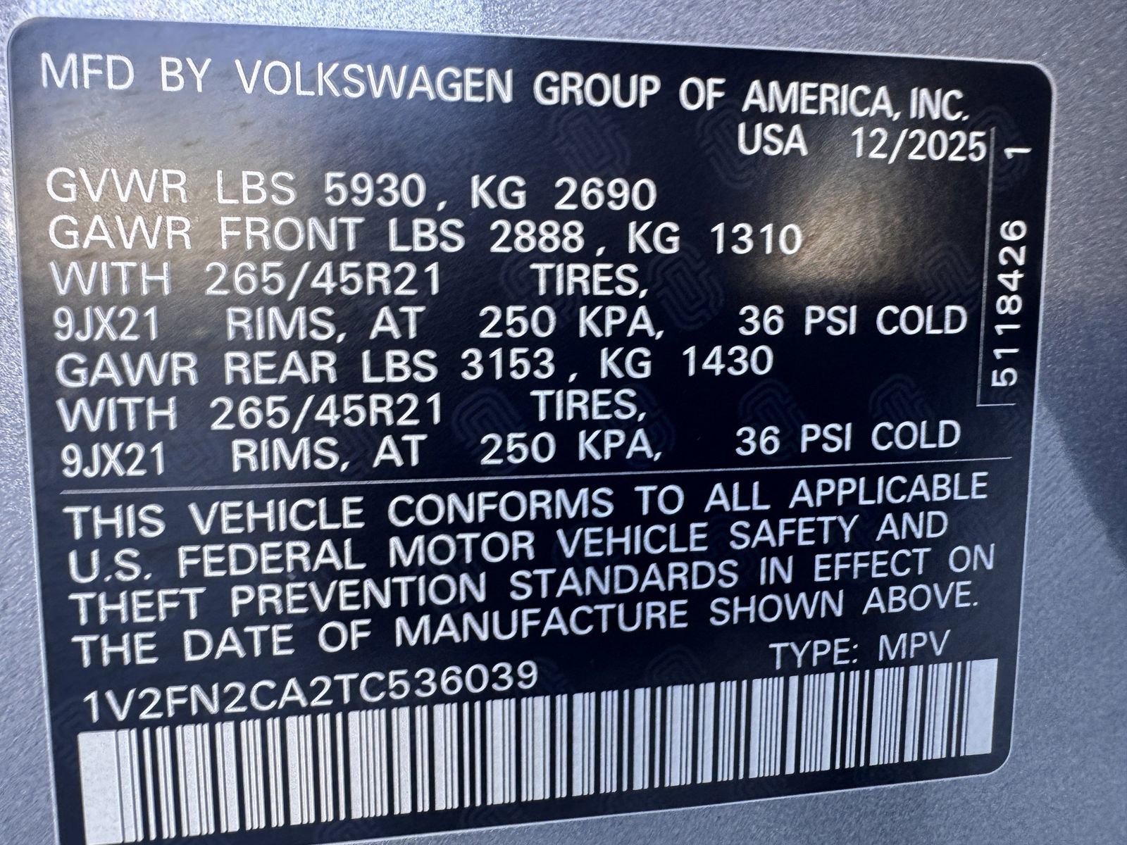 New 2026 Volkswagen Atlas SEL Premium R-Line image 29