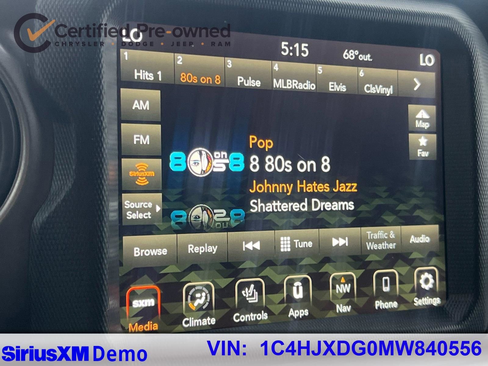 Certified 2021 Jeep Wrangler Unlimited Sport w/ Sun And Sound Package image 30