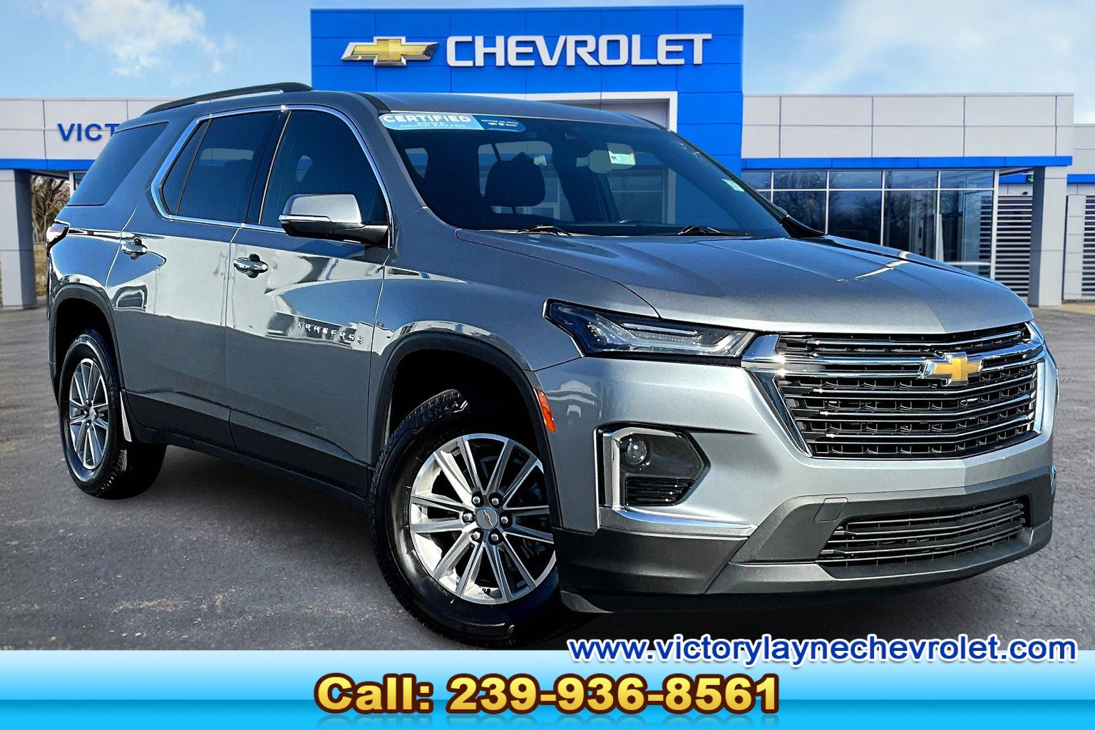 Certified 2023 Chevrolet Traverse LT