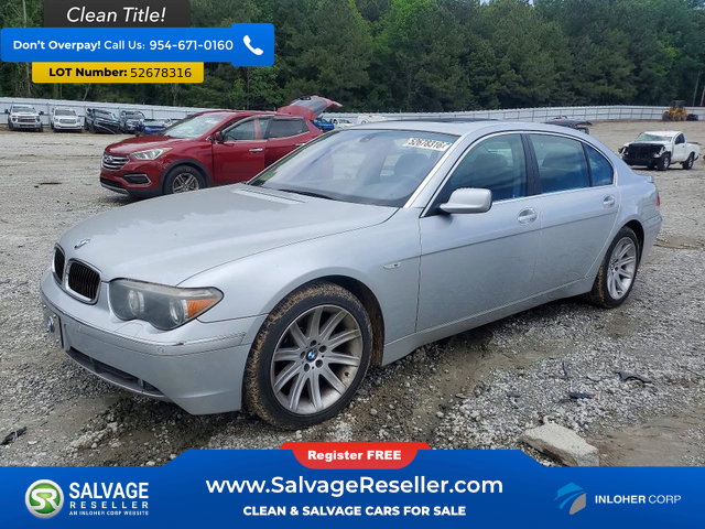 Used 2003 BMW 745Li RWD image 1