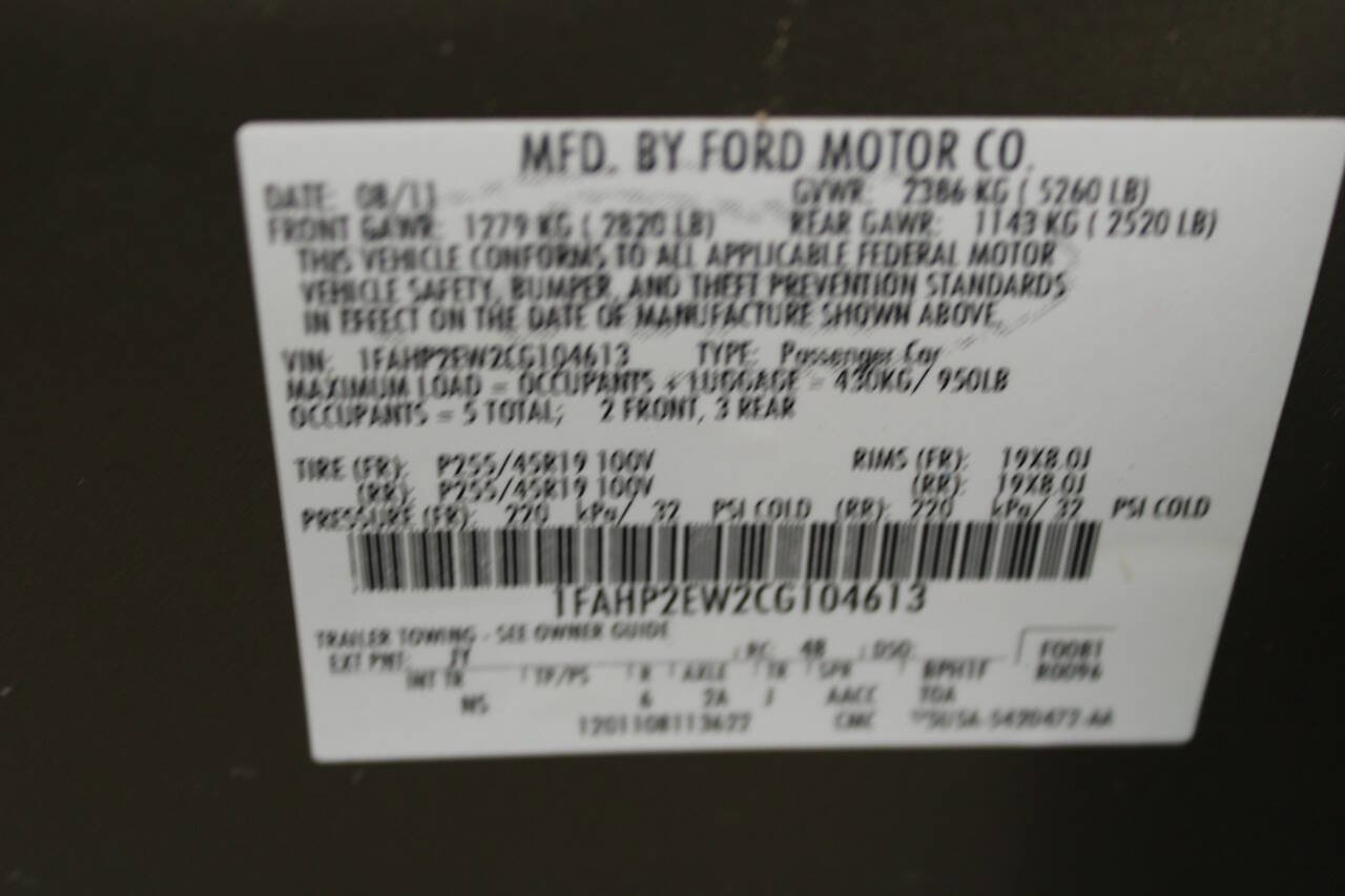 Used 2012 Ford Taurus SEL FWD image 36