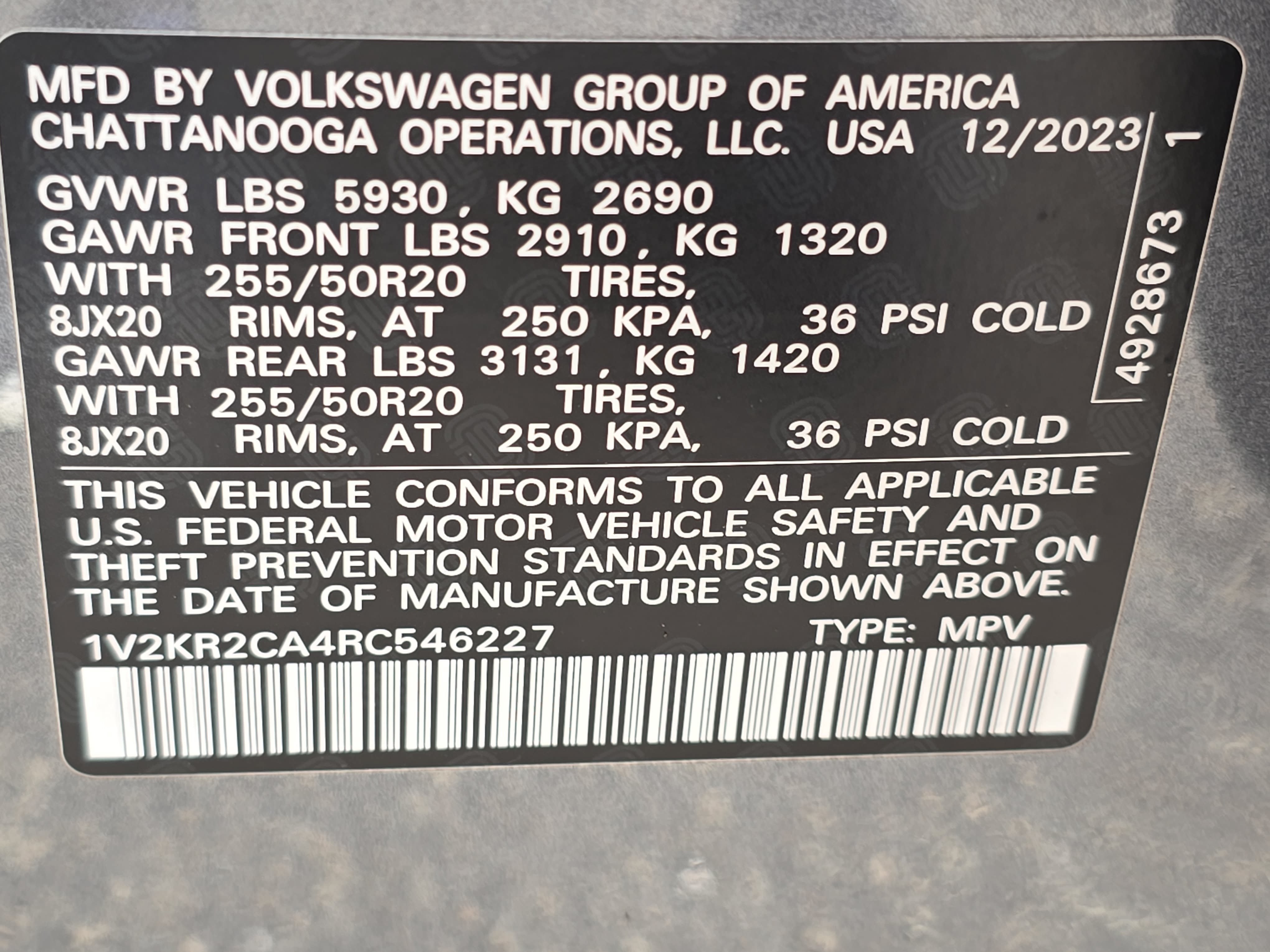 Used 2024 Volkswagen Atlas SE AWD/4WD image 37