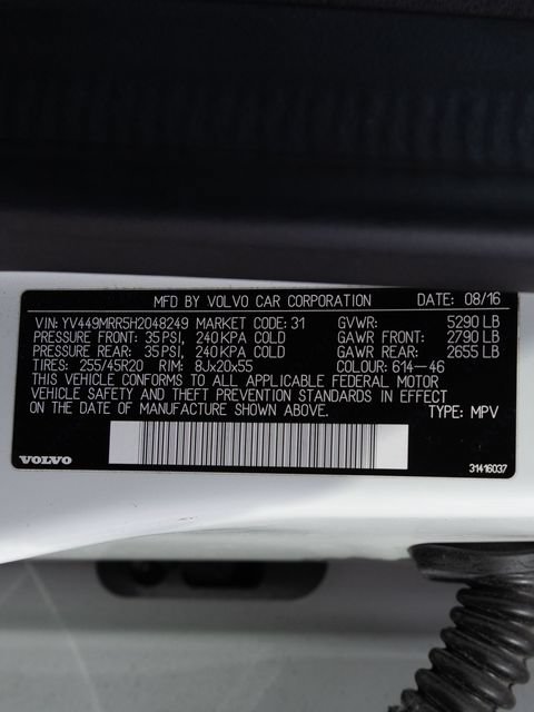 Used 2017 Volvo XC60 T6 Dynamic w/ Preferred Option Package AWD/4WD image 15