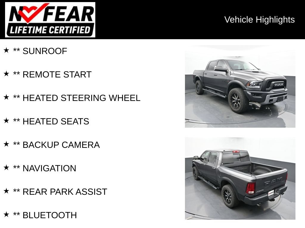 Used 2017 RAM 1500 Rebel w/ Luxury Group AWD/4WD image 2