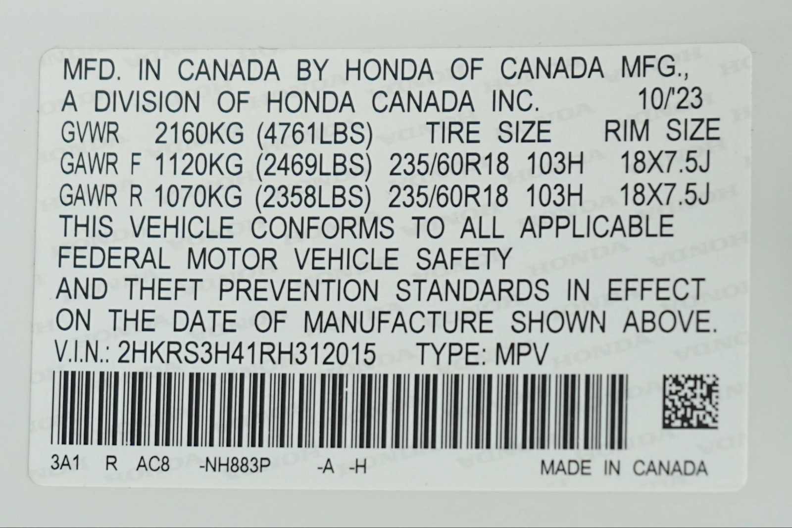Certified 2024 Honda CR-V EX image 31
