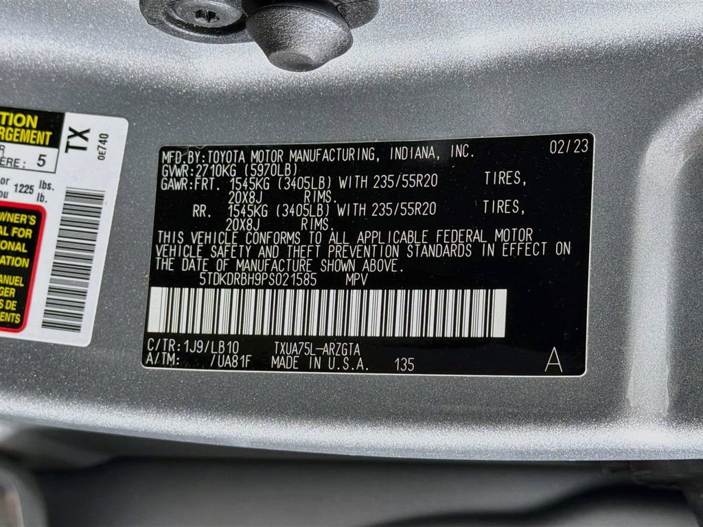 Used 2023 Toyota Highlander Limited AWD/4WD image 34