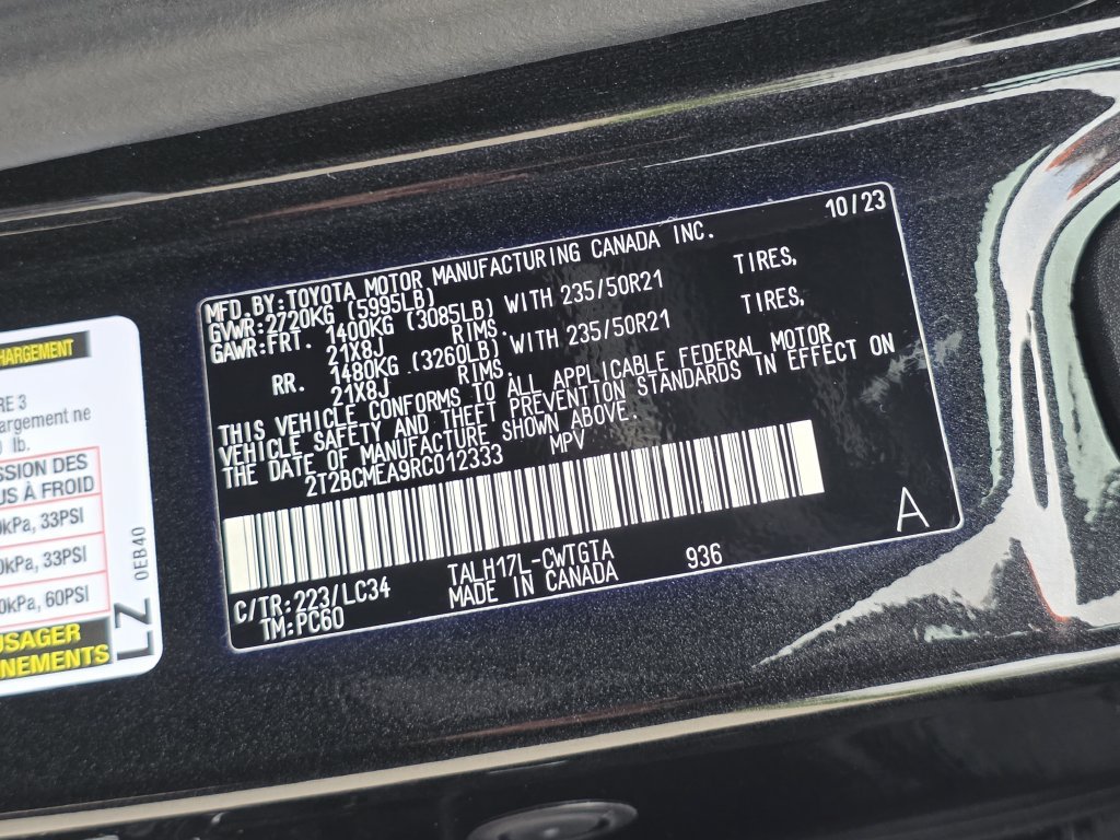 Certified 2024 Lexus RX 500h F Sport w/ Convenience Package AWD/4WD image 4