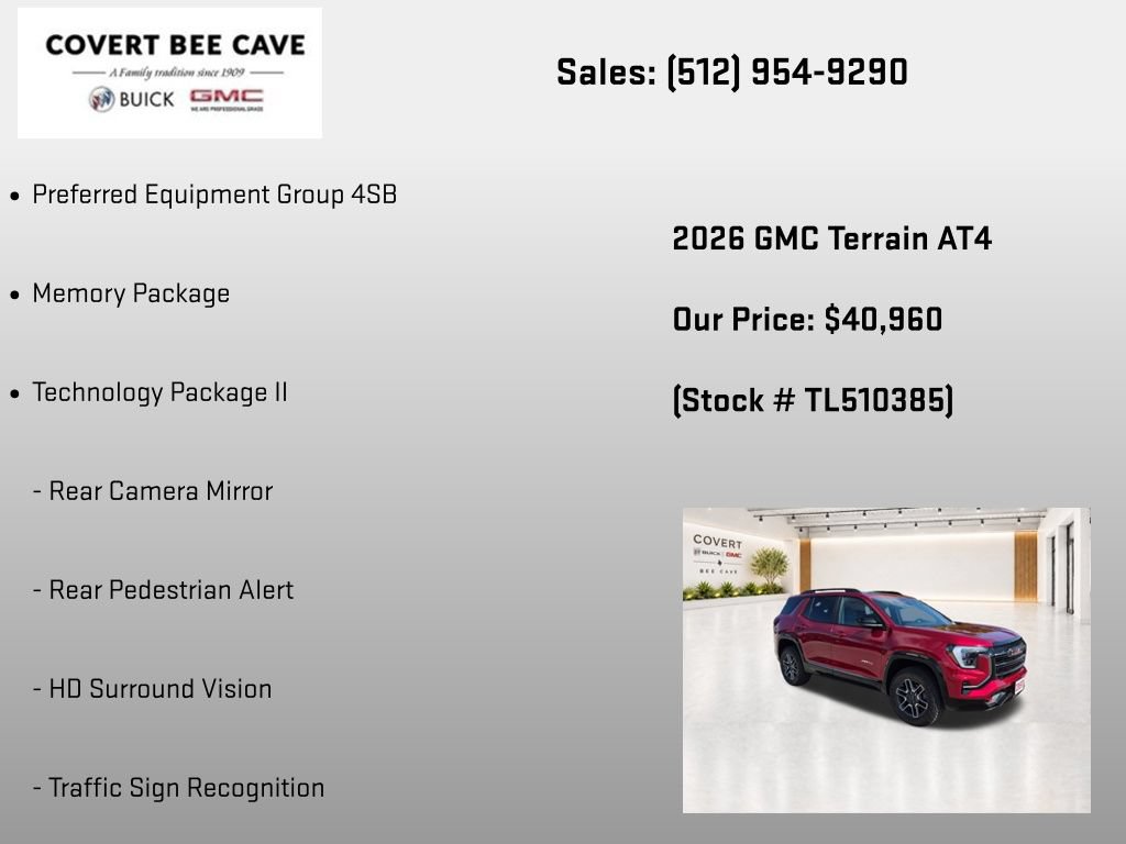 New 2026 GMC Terrain AT4 w/ Convenience Package III AWD/4WD image 7