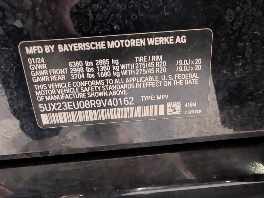 Certified 2024 BMW X5 xDrive40i w/ M Sport Package AWD/4WD image 3