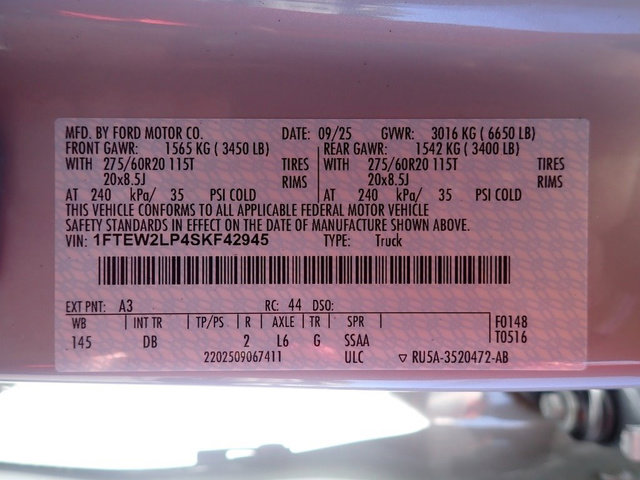 New 2025 Ford F150 STX w/ STX Black Appearance Package image 17