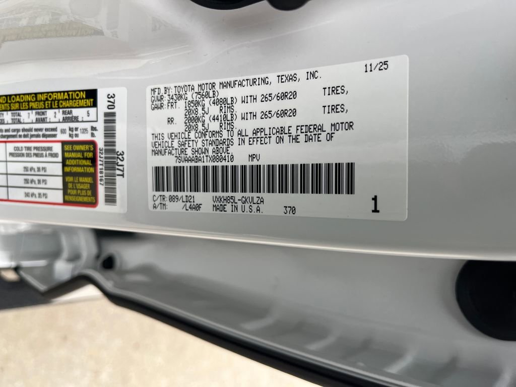 New 2026 Toyota Sequoia Limited image 29