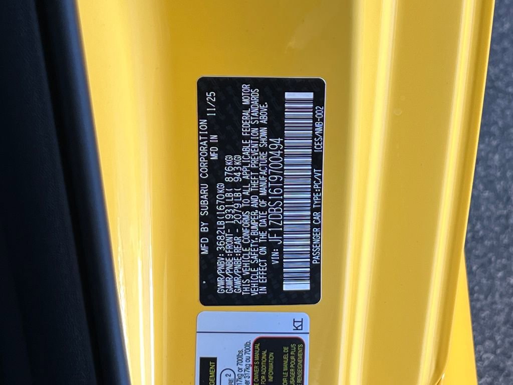 New 2026 Subaru BRZ Series.Yellow image 28