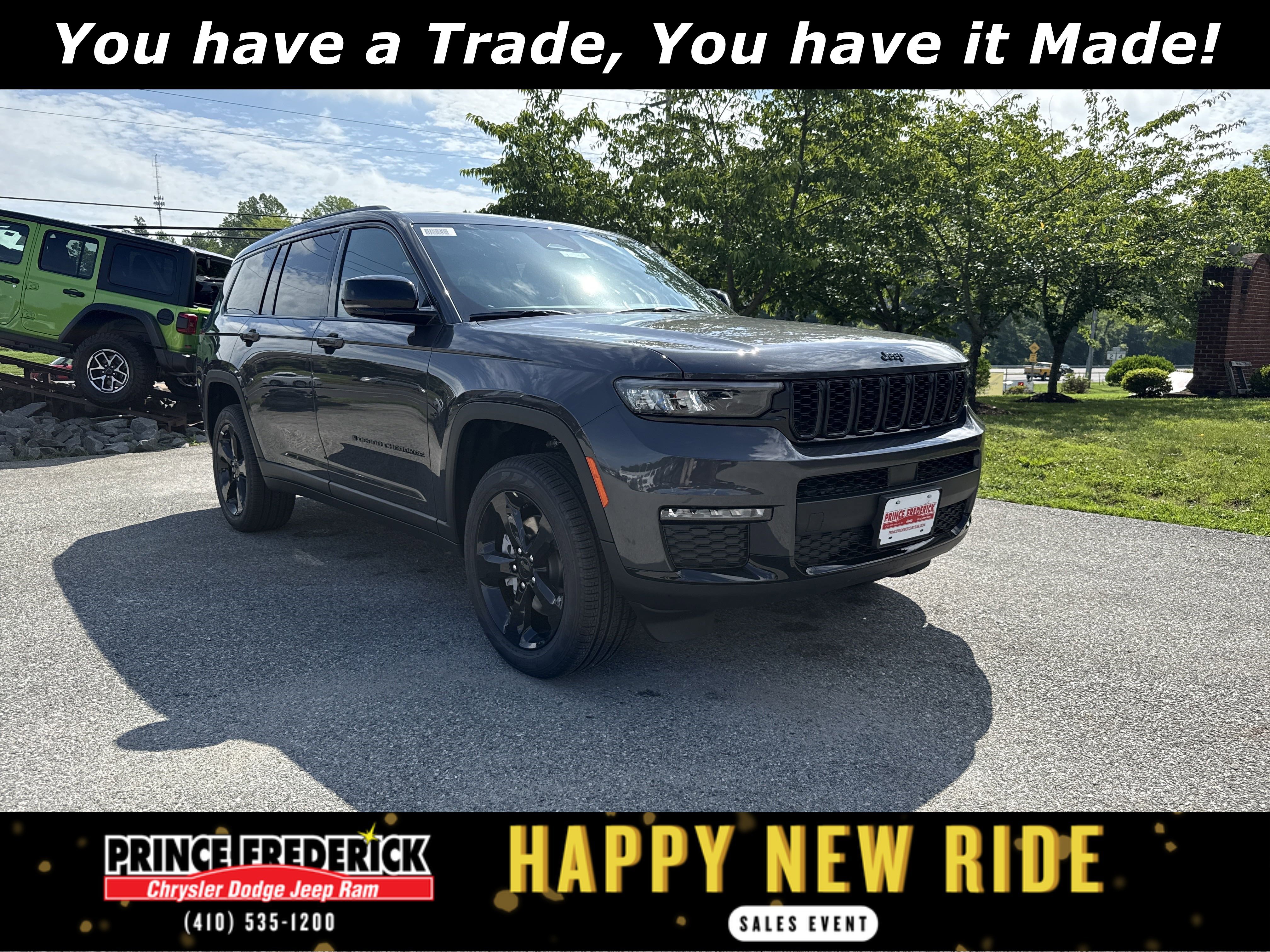 New 2025 Jeep Grand Cherokee L Limited w/ Black Appearance Package