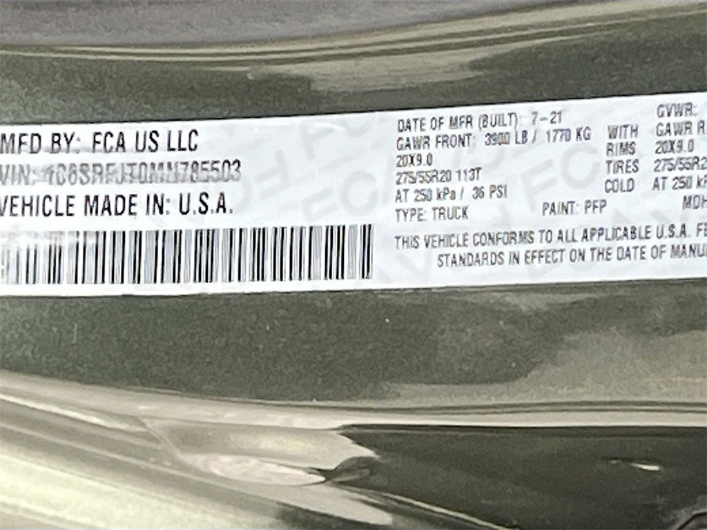 Used 2021 RAM 1500 Laramie image 33