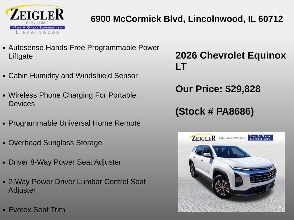 Used 2026 Chevrolet Equinox LT w/ Convenience Package II AWD/4WD image 18