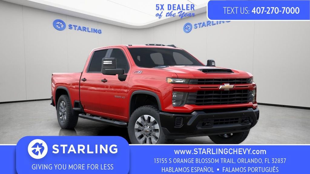 New 2026 Chevrolet Silverado 2500 Custom w/ Custom Value Package AWD/4WD image 8
