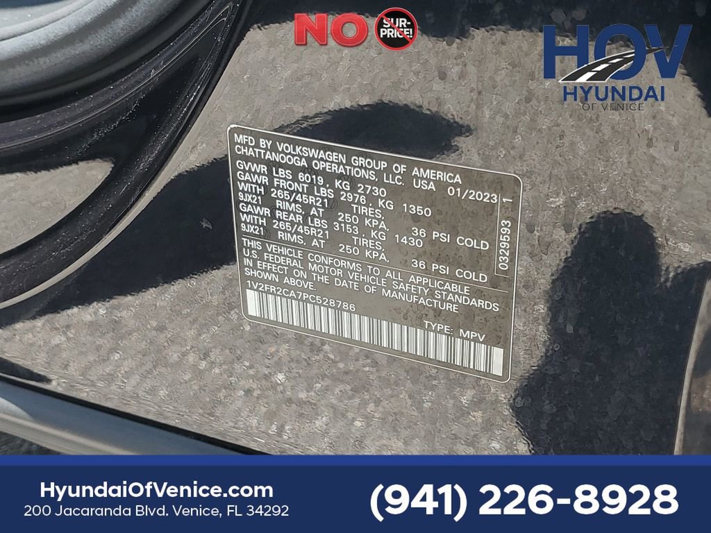 Used 2023 Volkswagen Atlas SEL Premium AWD/4WD image 31