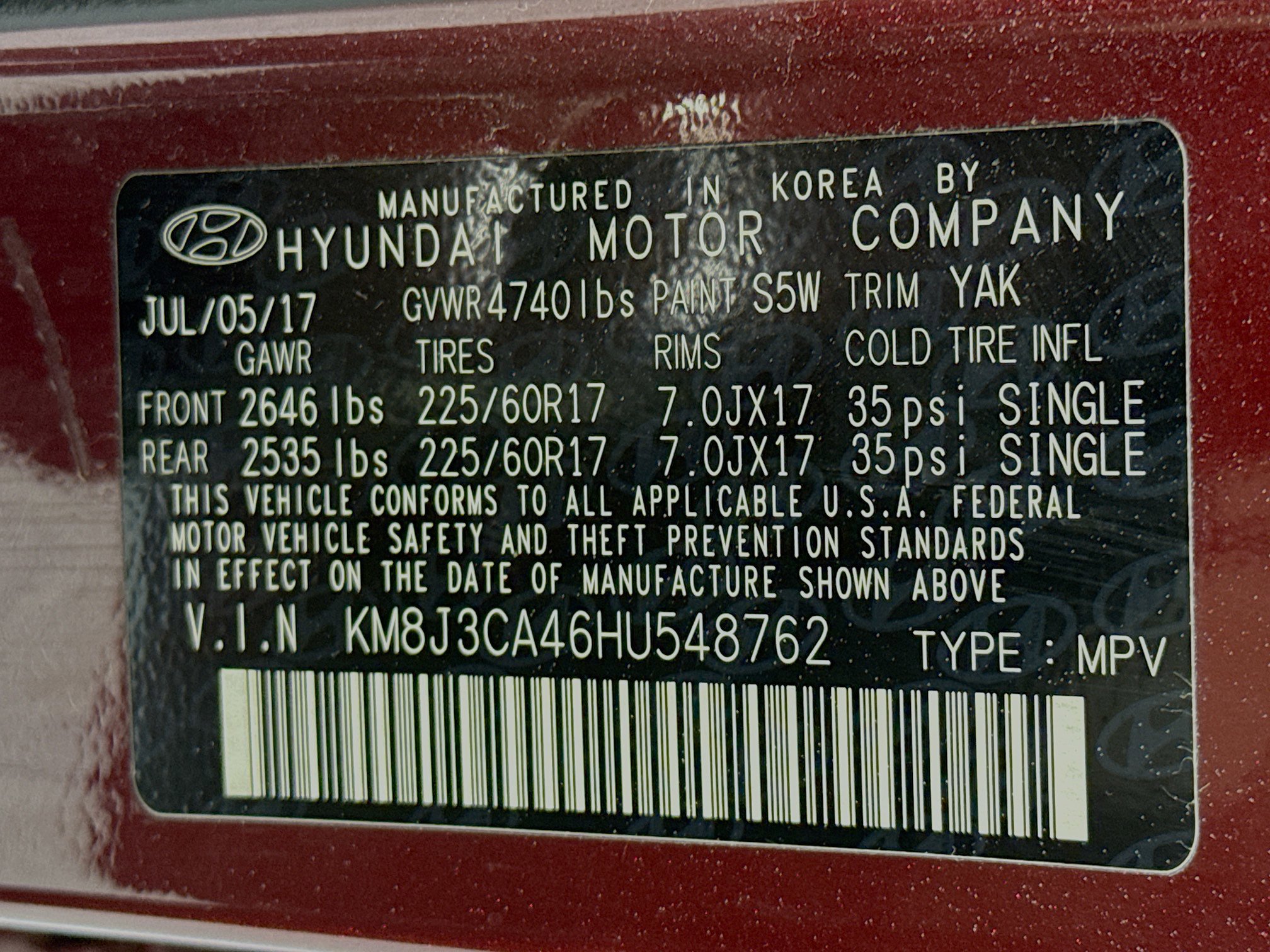 Used 2017 Hyundai Tucson SE Plus image 32